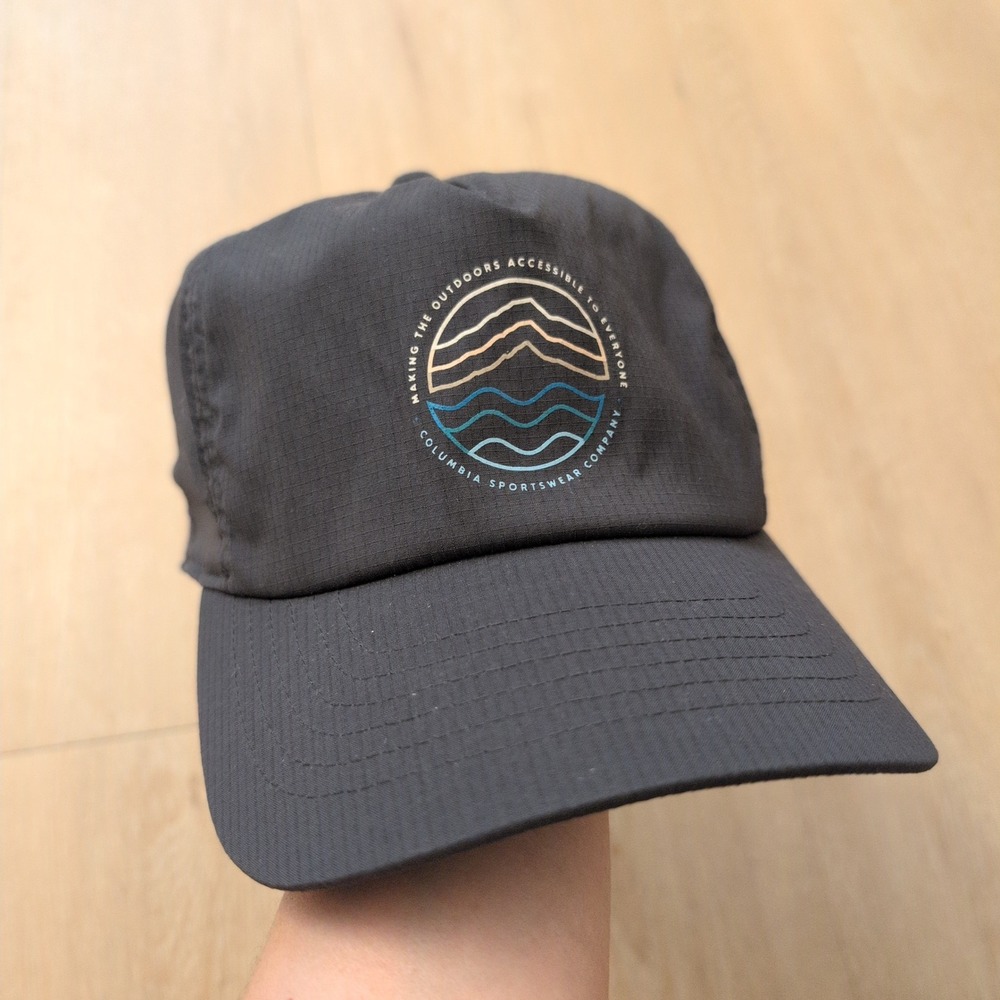Columbia Sportswear Grey Ripstop Snapback Hat CU9430 Outdoors Graphic Cap